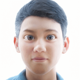 3D艺术人脸效果图